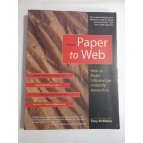 FROM PAPER TO WEB - TONY MCKINLEY